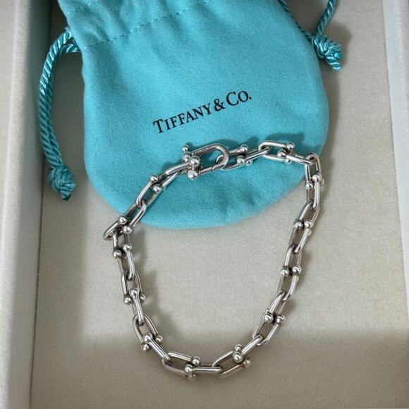 Tiffany Sterling Silver Link Bracelet - Picture 2 of 5